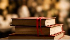 A stack of books